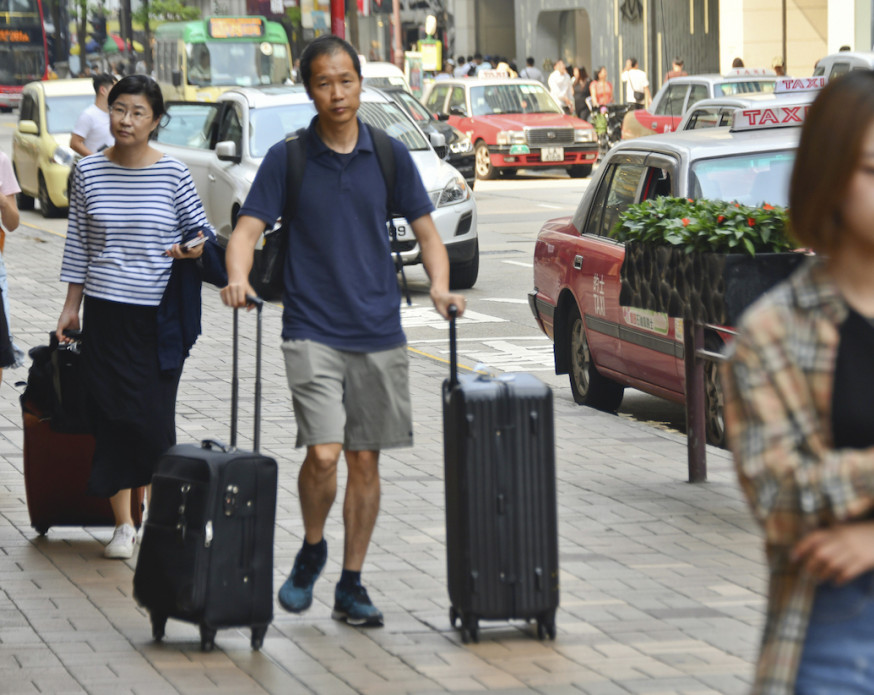 疫情影響本港旅遊業。資料圖片
