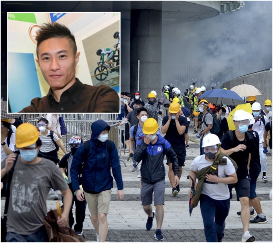 攝記協會主席郭顯熙(小圖)請辭。