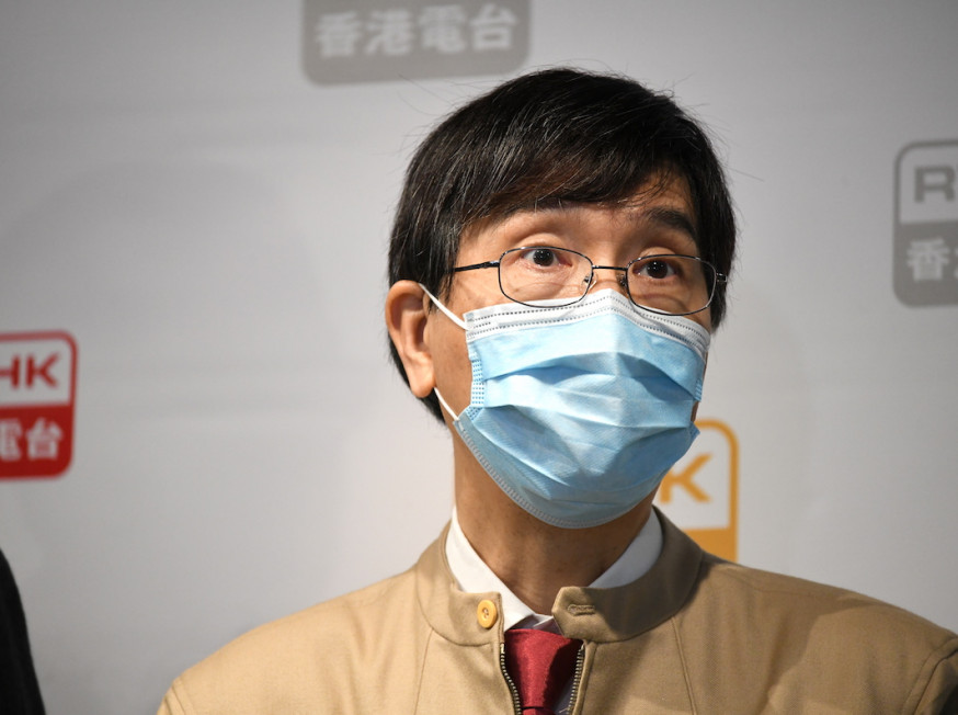 袁國勇表示,二人曾入住的病房暫時不會收症。資料圖片