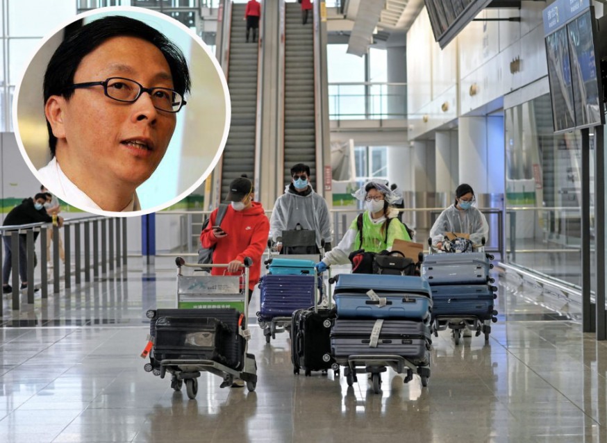 何栢良指,本港試劑及實驗室的設備不足夠檢測,加上隔離設施不足,應該立即暫停外國人入境。 資料圖片
