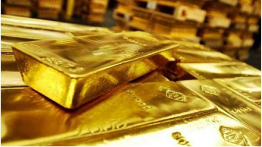 外圍金價下跌。資料圖片