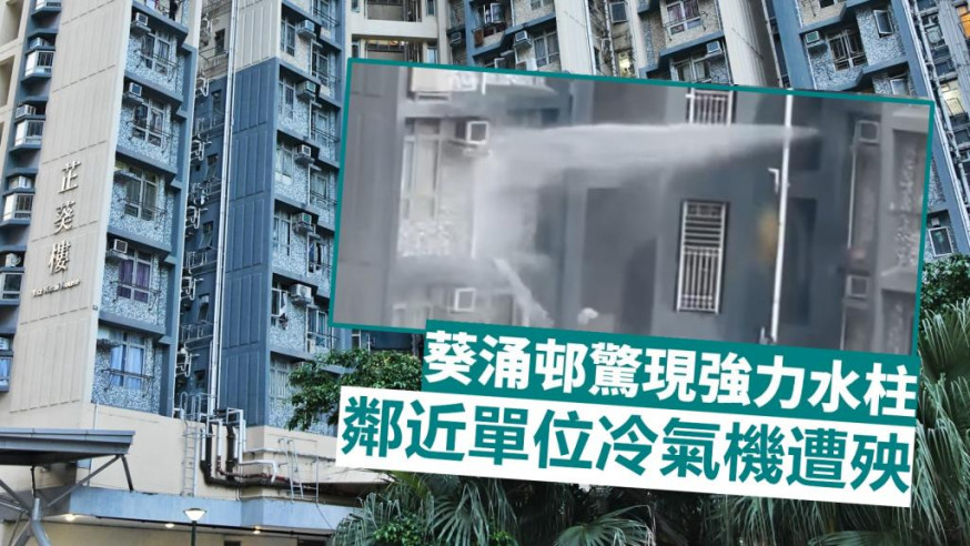 現場為葵涌邨芷葵樓。資料圖片/FB影片截圖