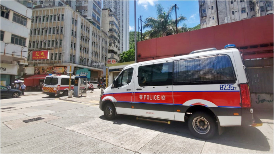 警方到場調查。
