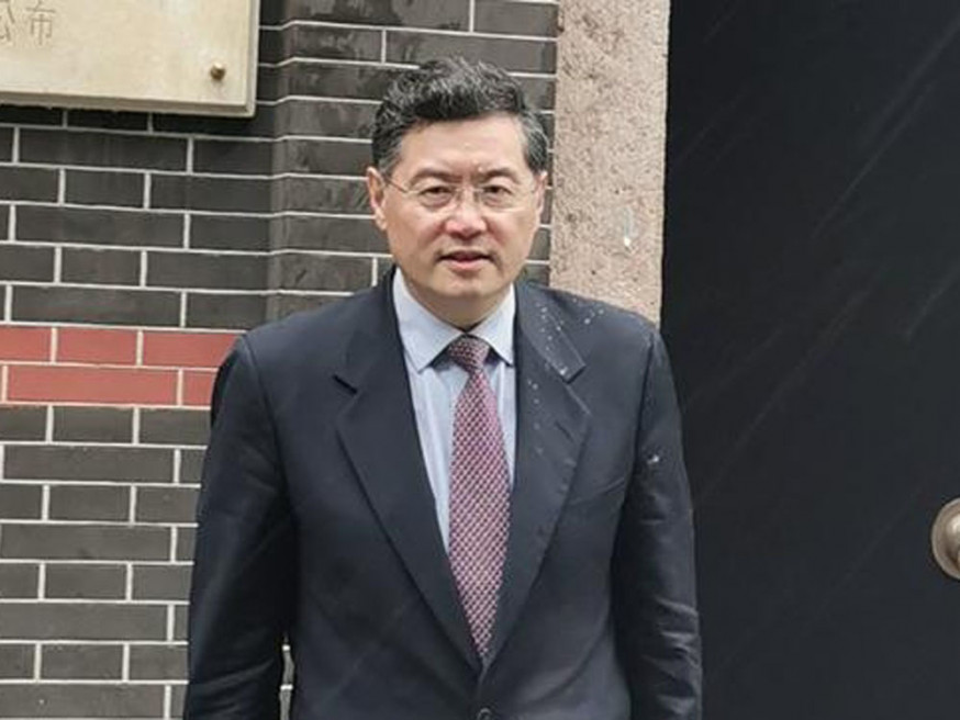 中國新任駐美國大使秦剛。網圖