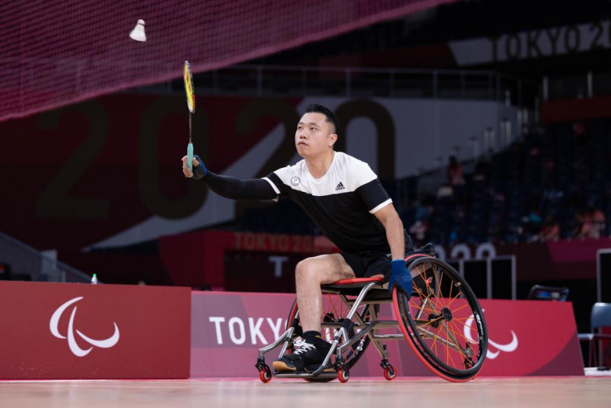 陳浩源在殘疾人羽毛球巴林國際賽WH2級男單四強止步，仍為港隊增添一面銅牌。資料圖片