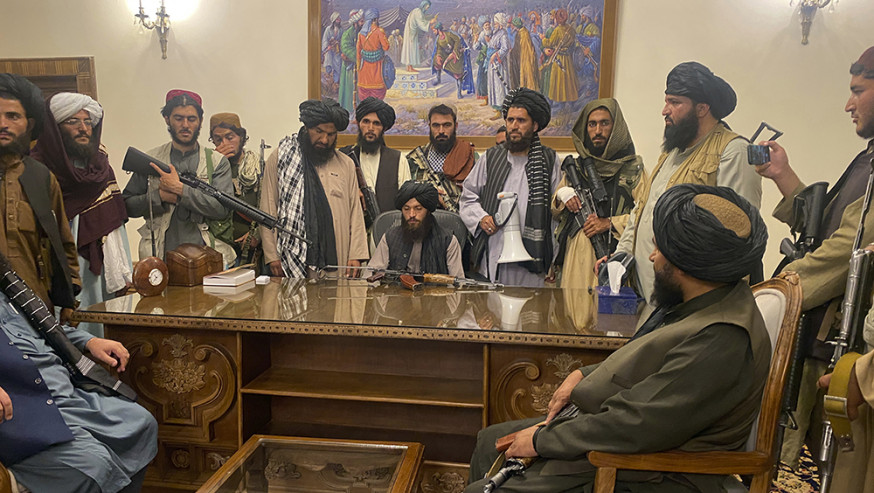 塔利班重新接掌阿富汗政權一周年。AP資料圖片