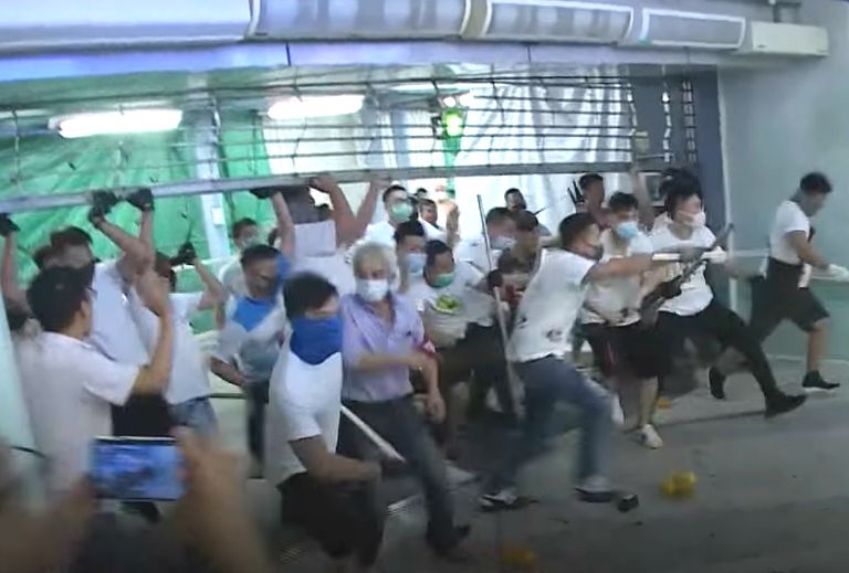 元朗暴力事件發生至今一個月。