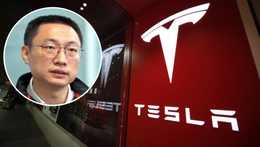 內地傳媒報道,電動汽車特斯拉(Tesla)創辧人馬斯克,決定任命朱曉彤(圓圖)為特斯拉全球行政總裁。