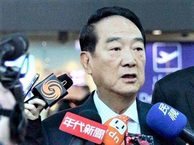 宋楚瑜據報明日(13日)宣布參選總統。(網圖)