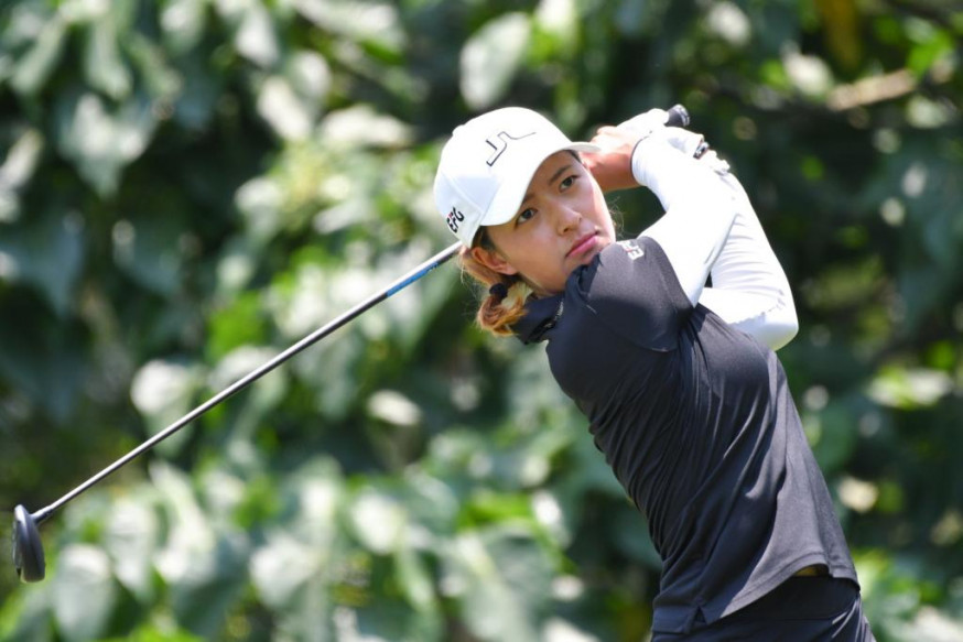 陳芷澄於美國女子職業高爾夫協會(LPGA)比洞賽狀態大勇。LPGA圖片