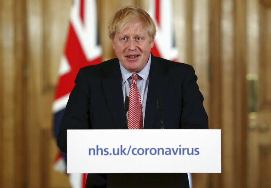 英國首相約翰遜。AP圖片