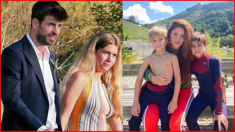 已另結新歡的碧基（左圖左），據傳要脅以孩子撫養權來交換讓Shakira取回獎座。
