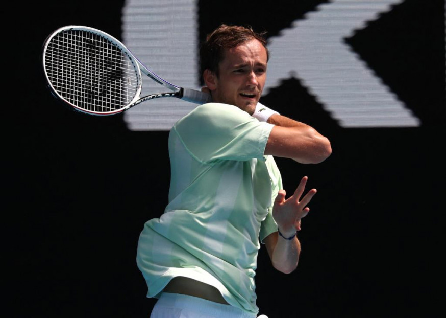 美維迪夫闖進澳網次圈。Reuters