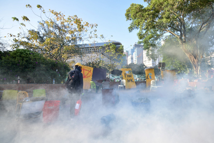 警方早前承認催淚彈施放過程會釋出二噁英。
