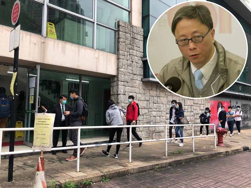 何栢良說若病人屬輕症,檢測到的病毒載量都可能會很低。 資料圖片