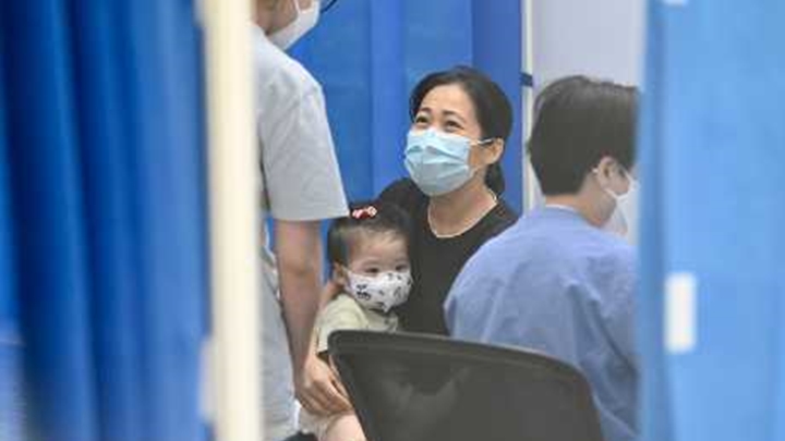 5間母嬰健康院下周一起為6個月至4歲兒童注射復必泰疫幼兒配方。 資料圖片