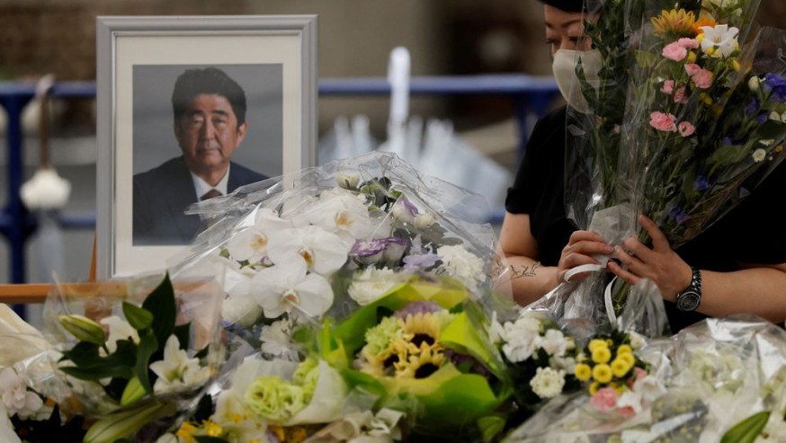 日本政府通過以2.5億日圓為安倍晉三舉行國葬。路透資料圖片