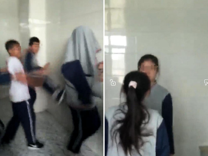 網傳殘疾女生被同學連續12天圍毆 。