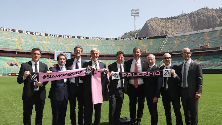 城市足球集團收購巴勒莫。網上圖片