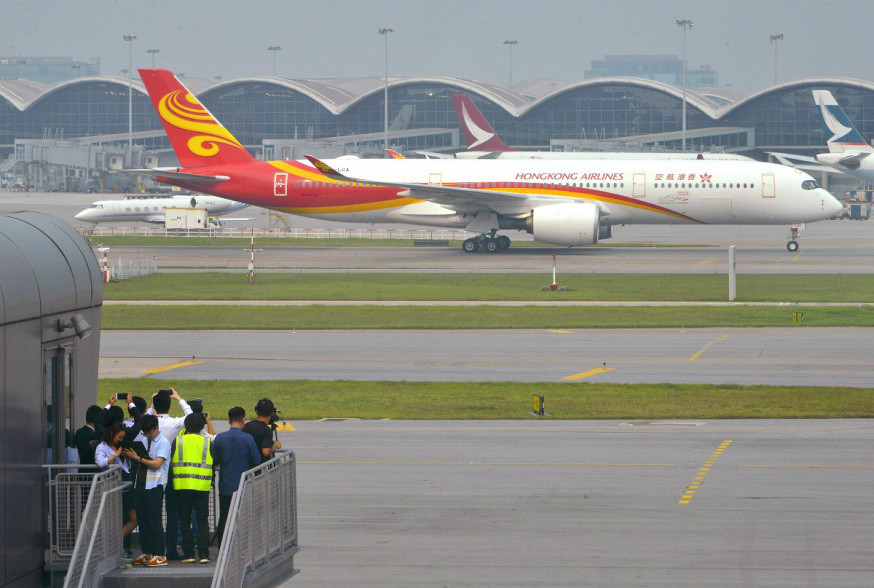 香港航空機師過剩。資料圖片