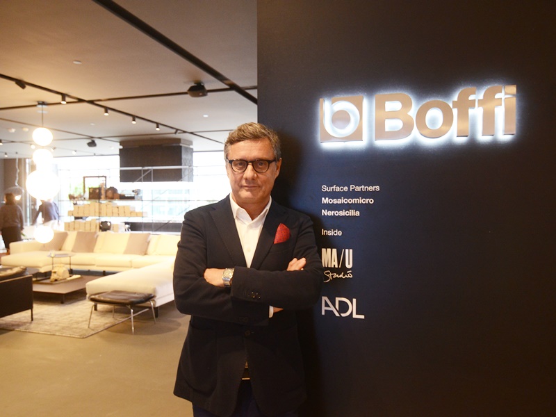 Boffi行政總裁Roberto Gavazzi看好本港市場前景,並在銅鑼灣開設新旗艦店。