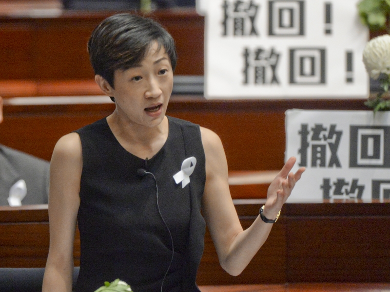 陳淑莊稱數日前才收到邀請,決定出席是因為不希望聯合國平台只有建制派聲音。資料圖片