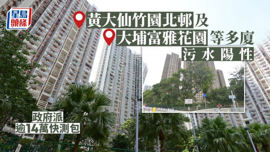 政府派發14萬份快測包。資料圖片