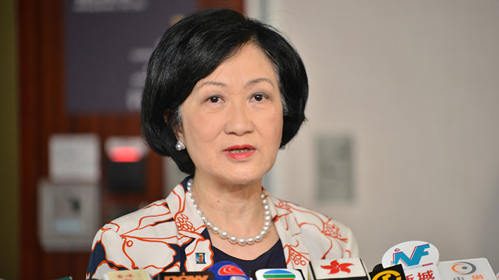 葉劉淑儀表示如獲邀出任行會召集人,會樂意接受。資料圖片