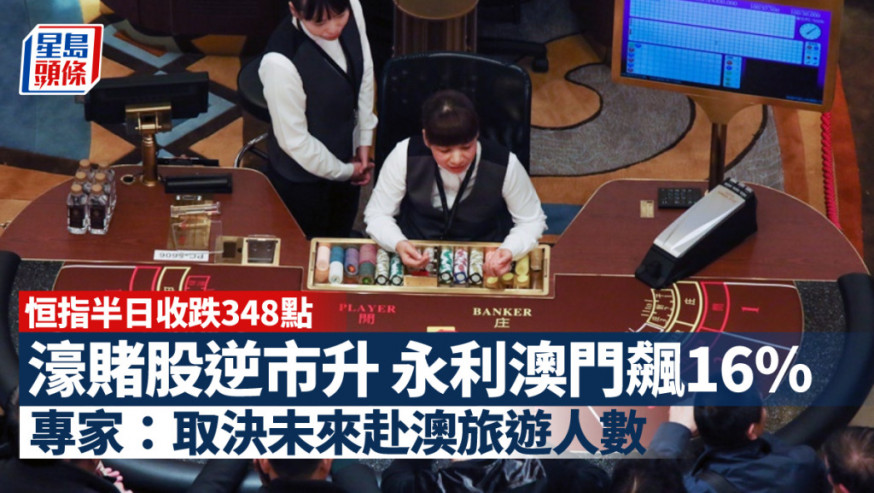 恒指半日收跌348點 濠賭股逆市升 專家:恢復至疫前水平機會不大