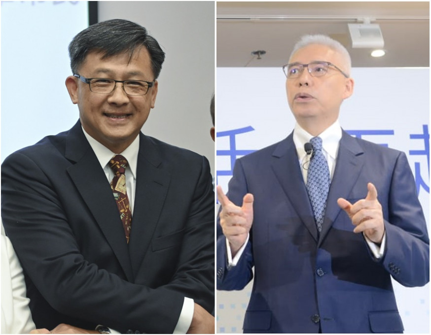 歐陽伯權(右)指十分遺憾知悉何君堯牽涉襲擊。