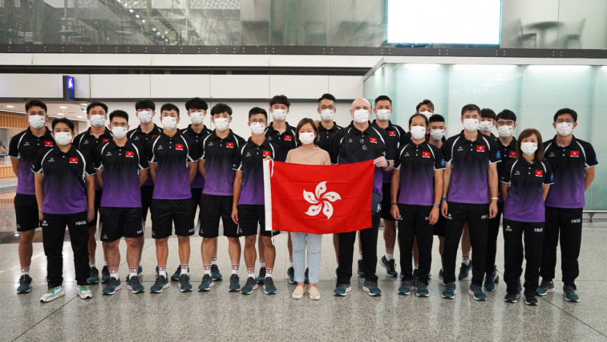 香港排球隊事隔接近一年，再次出外參賽。 香港排球總會圖片