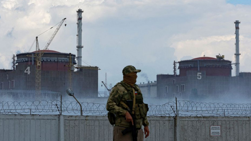 扎波羅熱核電廠陷危機。路透圖