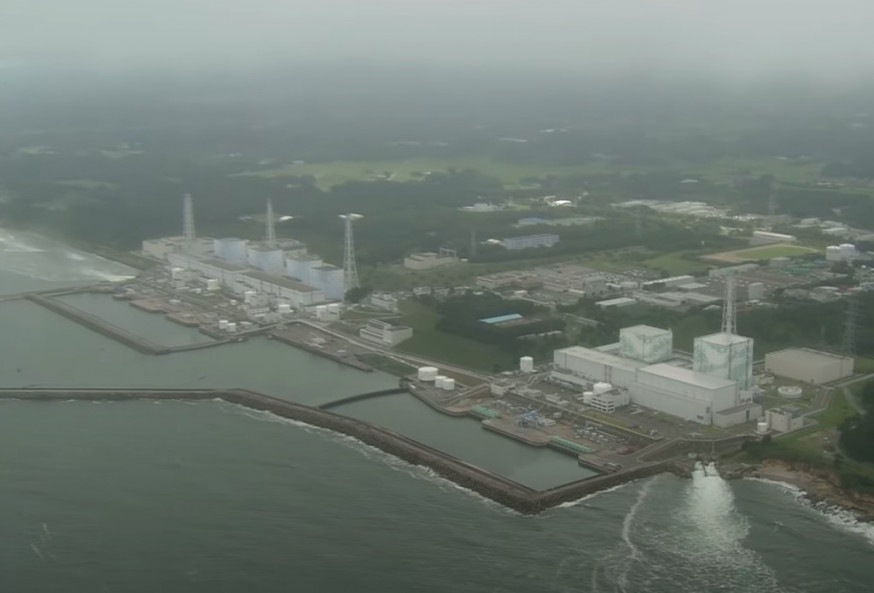 福島第一核電廠。網圖